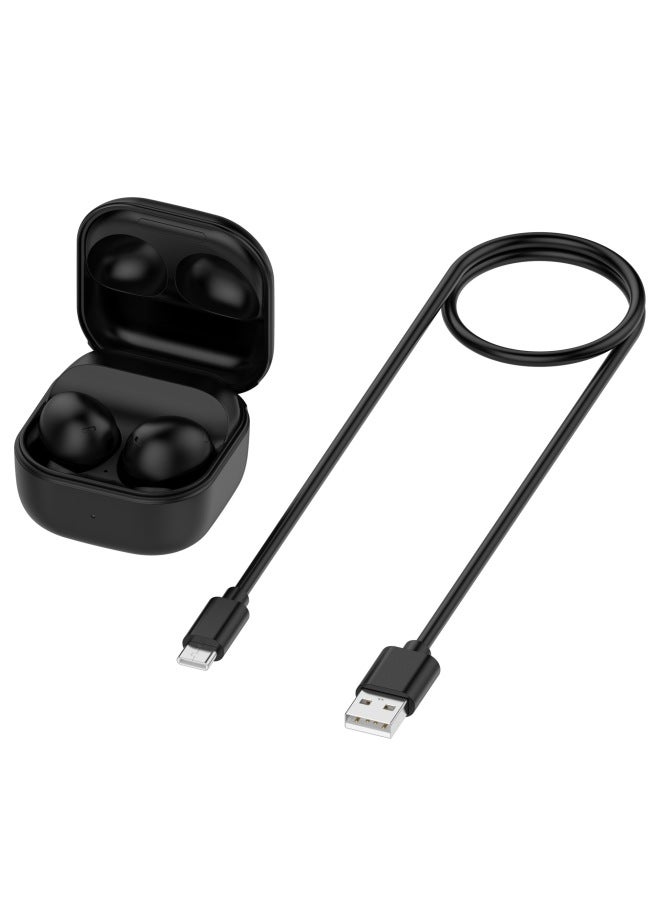 For Samsung Galaxy Buds2 Pro Headphone Charging Bin SM-R510 Storage Charging Box-Color:Black-Model Specifications:Galaxy Buds2 Pro - Image 4