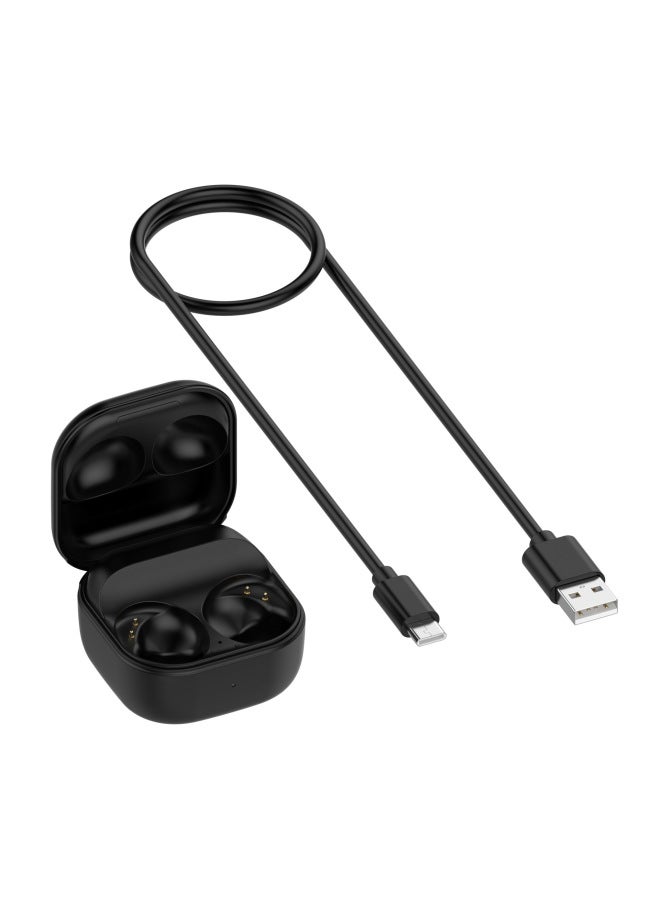 For Samsung Galaxy Buds2 Pro Headphone Charging Bin SM-R510 Storage Charging Box-Color:Black-Model Specifications:Galaxy Buds2 Pro - Image 3