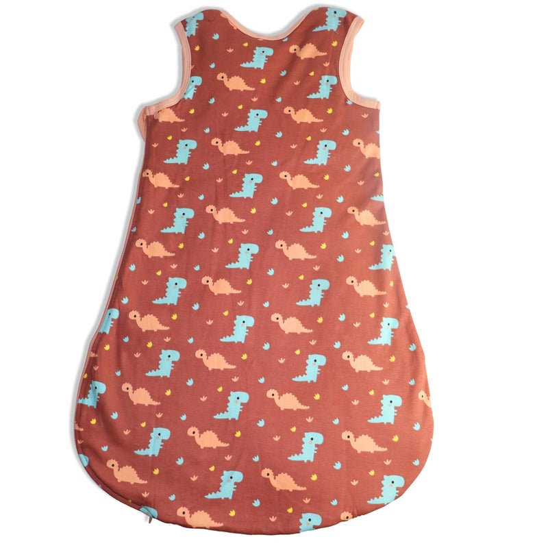 Adhigams New Born Baby Dino Doddle Soft & Comfy Baby Sleeping Sack with Side Zipper Lock - Cozy, Secure, and Adorable for Newborns & Toddlers! (Pack of 1) - Image 2