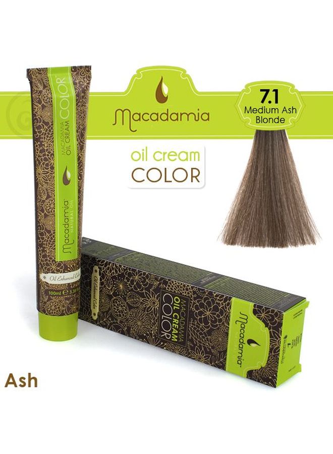 Macadamia Oil Cream Color Medium Ash Blonde 100ml - Image 3