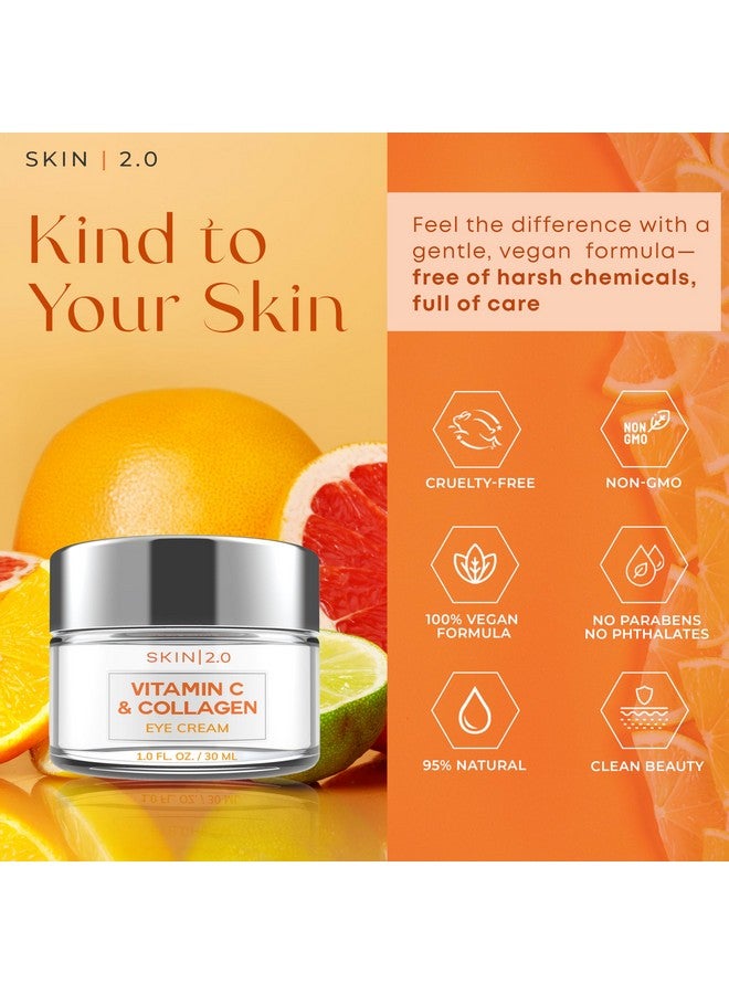 سكين 2.0 كريم العيون سكين 2.0 - فيتامين سي والكولاجين - Image 3