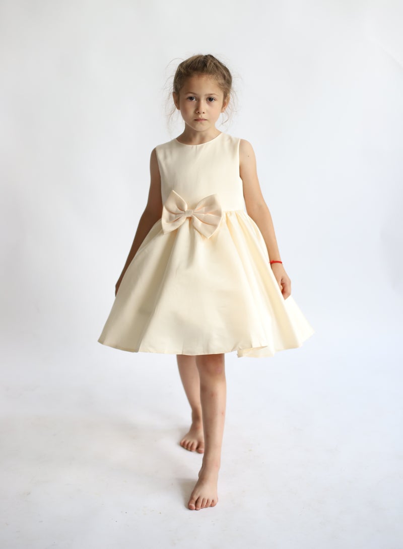 D'Daniela Bow Accent Dress - Image 1