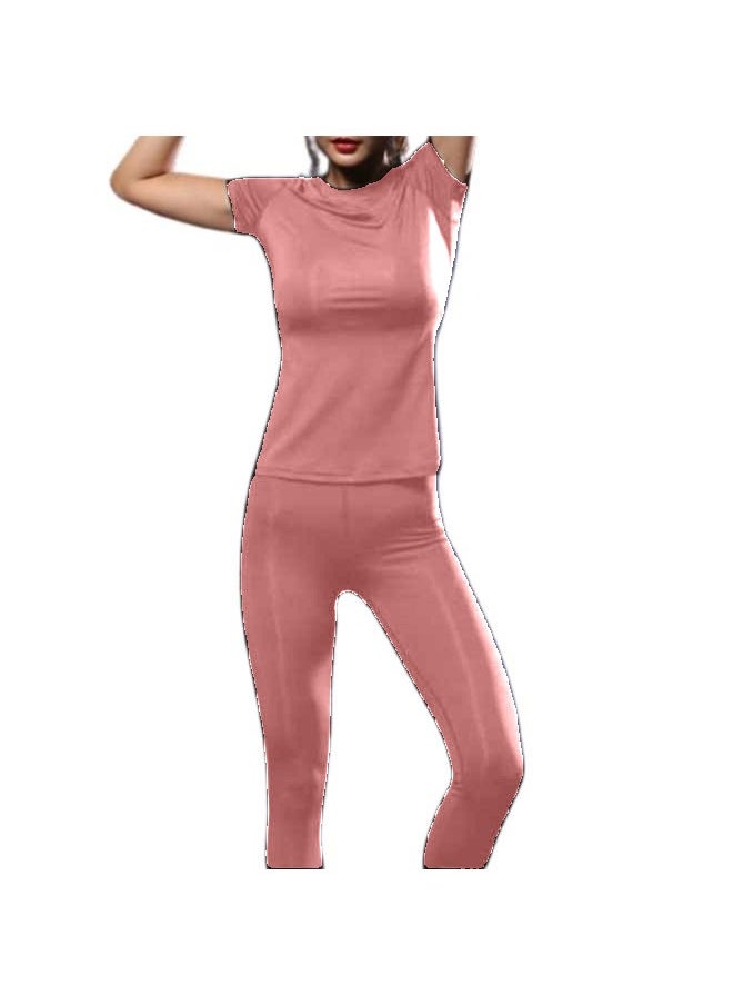 Generic Women's Sportswear Workout Set Pullover T-48  - Image 3