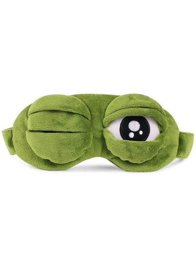 STORE 2508 Frog Eye Sleep Mask (Green)Fabric - Image 1