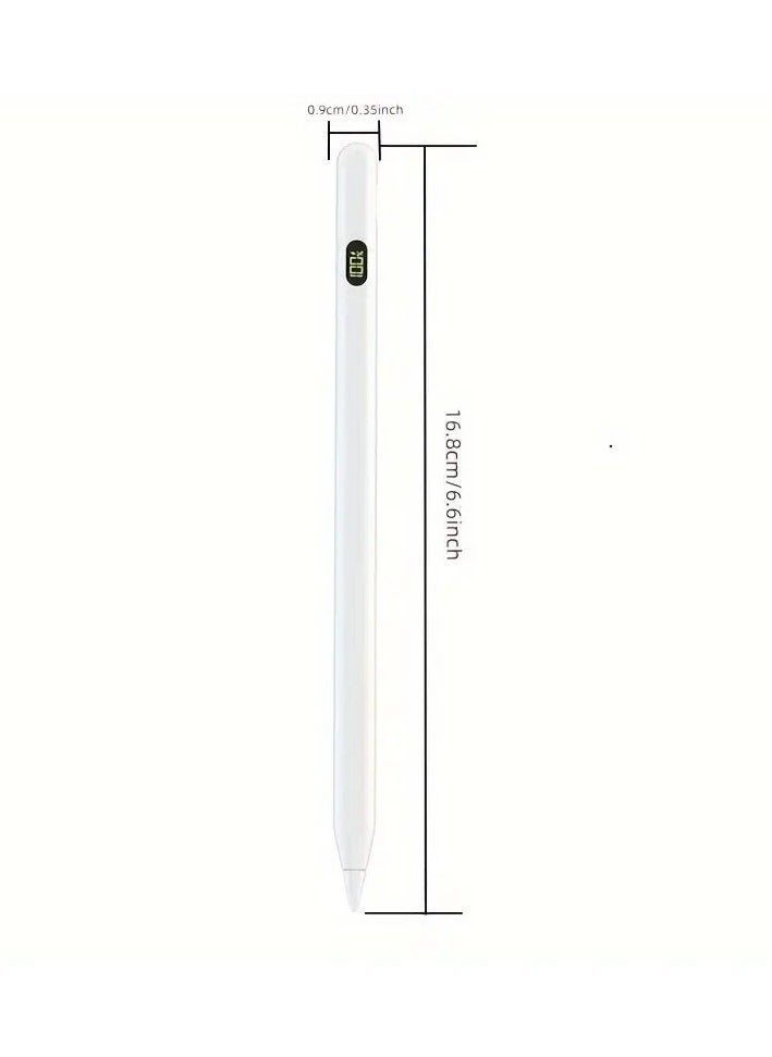TecV Stylus Pen For Ipad Pro 32.77cm / 27.94cm / 25.91cm / Mini / Air (5Th/4Th Gen) - Rechargeable, Palm Rejection Active Capacitive Pencil | Magnetic  - Image 4