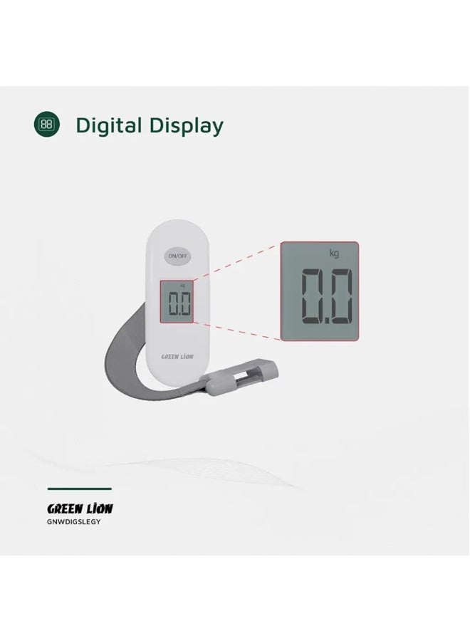 Weight Mate Digital Hanging Luggage Scale - Portable Handheld Baggage Weight Scale 40kg Capacity with Backlit LCD Display, Lightweight Design, Compact and Durable for Travel Suitcases - Image 5