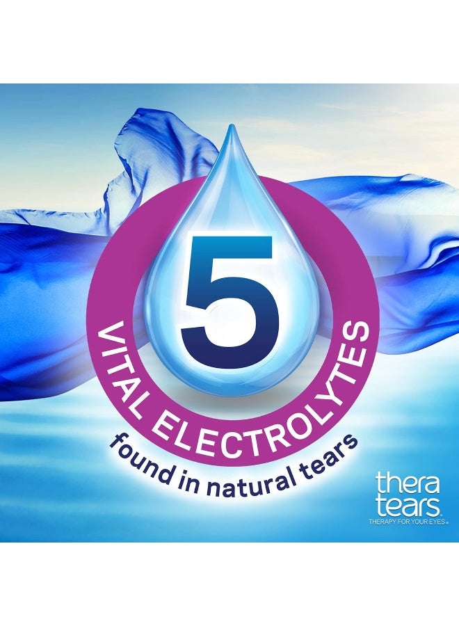 Thera Tears Extra Dry Eye Therapy Lubricating Eye Drops For Dry Eyes, 0.5 Fl Oz Bottle, 2 Count(Pack Of 1) - Image 5