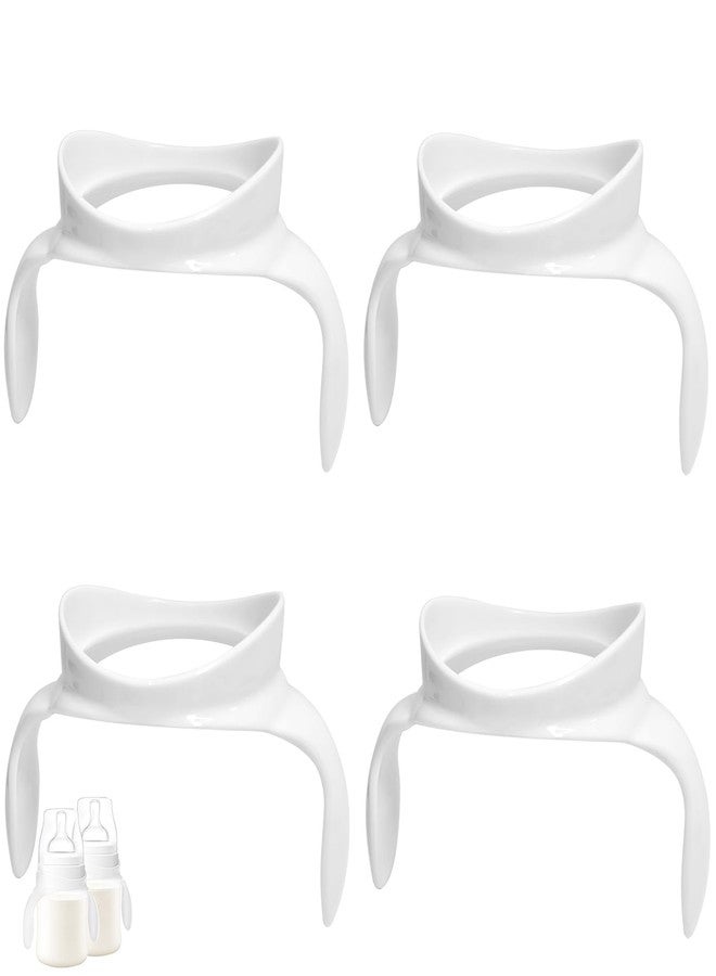 ROMIRUS Replacement Bottle Handles Compatible with Avent Anti-Colic AirFree Vent Baby Bottles Series (White, 4 Pack) - Image 1