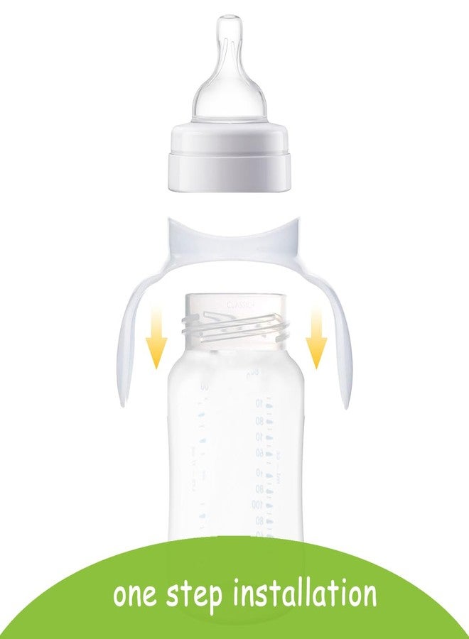 ROMIRUS Replacement Bottle Handles Compatible with Avent Anti-Colic AirFree Vent Baby Bottles Series (White, 4 Pack) - Image 4