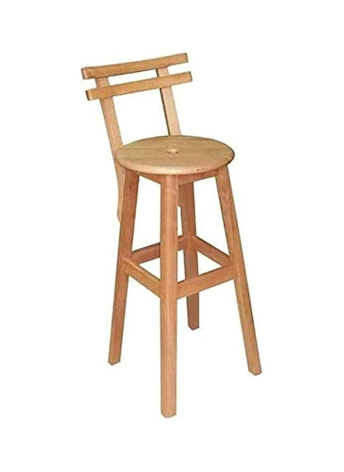 Generic Bar Stool Set of 3 – Wooden High Chairs, 70 cm Height – Space-Saving Kitchen & Counter Stools 