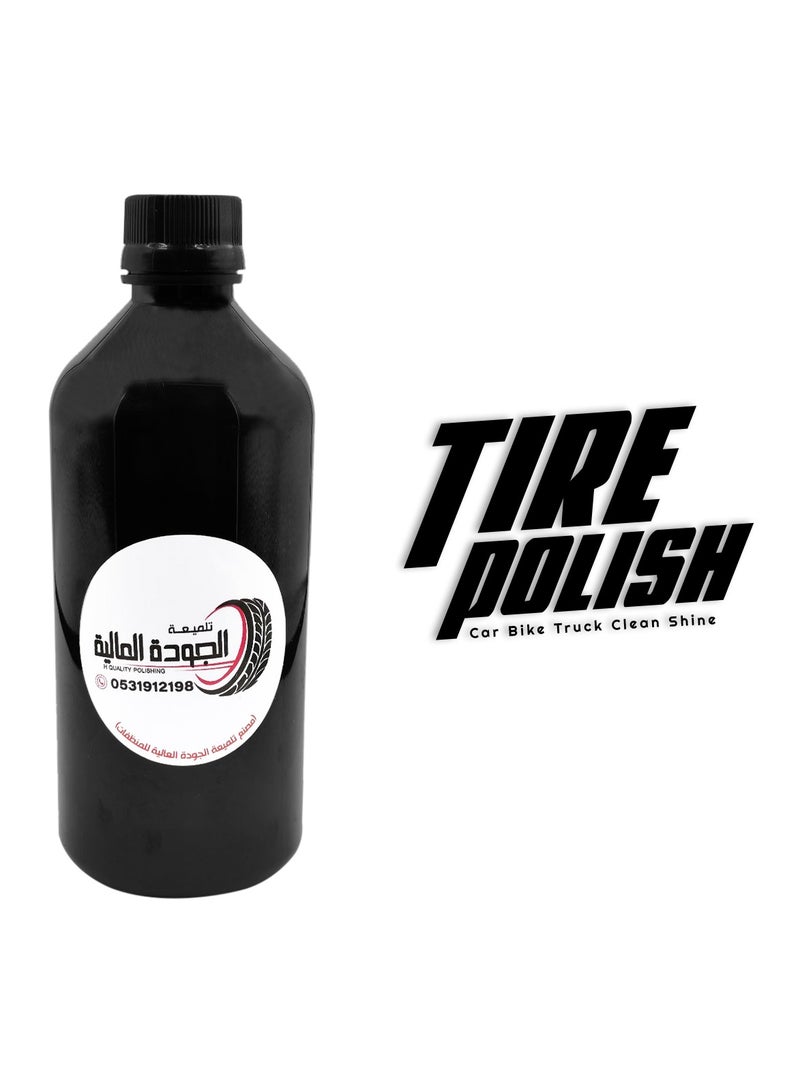 JAWDA Ultimate Protection And Gloss Tyre Polish For Car Bike Truck Clean Shine Tire Polish Big JAWDA 500ml - Image 1