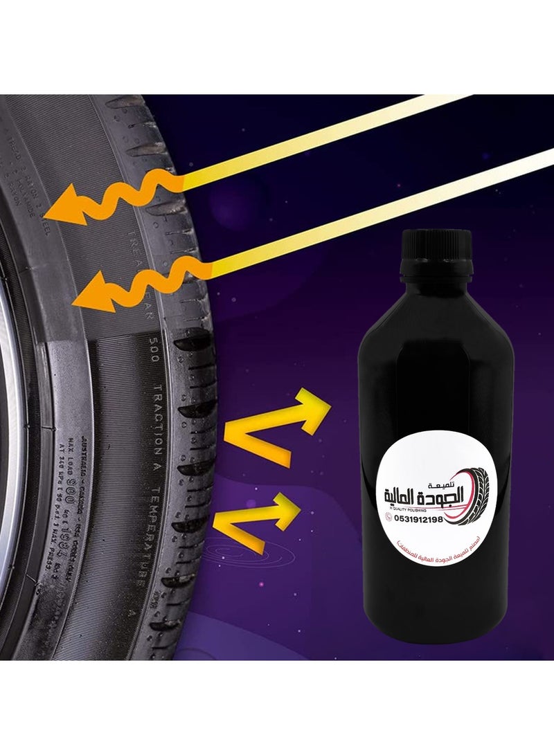 JAWDA Ultimate Protection And Gloss Tyre Polish For Car Bike Truck Clean Shine Tire Polish Big JAWDA 500ml - Image 4