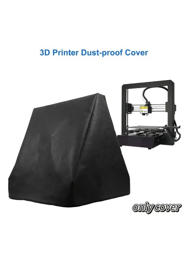 غطاء غبار طابعة ثلاثية الأبعاد أسود محمول مقاوم للخدوش لغالبية الموديلات - Image 2