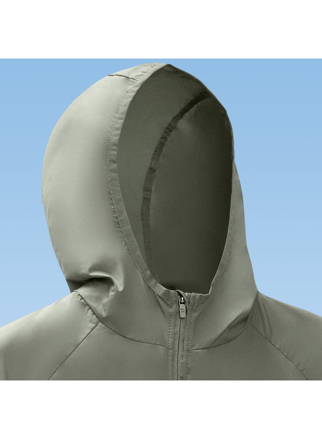 camel Cold White Sun Protection Jacket For Men, Spring And Summer High-efficiency Uv Protection, Lightweight Sports Windbreaker, Breathable Skin Protection Outerwear - Image 4