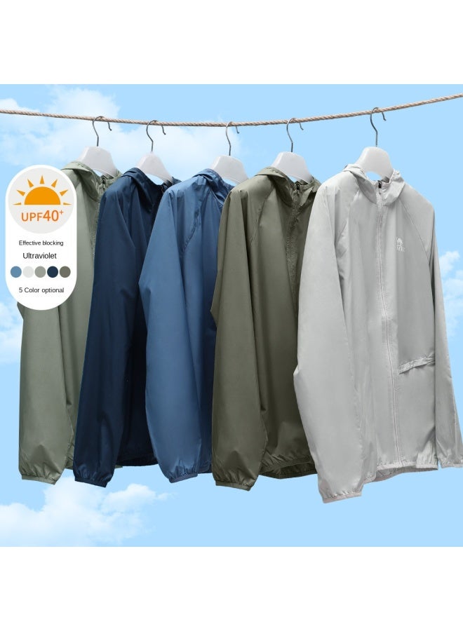 camel Cold White Sun Protection Jacket For Men, Spring And Summer High-efficiency Uv Protection, Lightweight Sports Windbreaker, Breathable Skin Protection Outerwear - Image 5