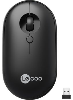 lecoo Lenovo WS212 Wireless 1600DPI 4-Button Optical Mouse Black  - Image 1