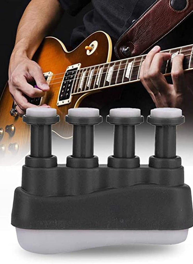 Zikra Guitar Finger Exerciser Grip Hand Strengthener Finger Strengthener for Musicians Ukulele or Physical Therapy Silicone Pad Tension - Image 1