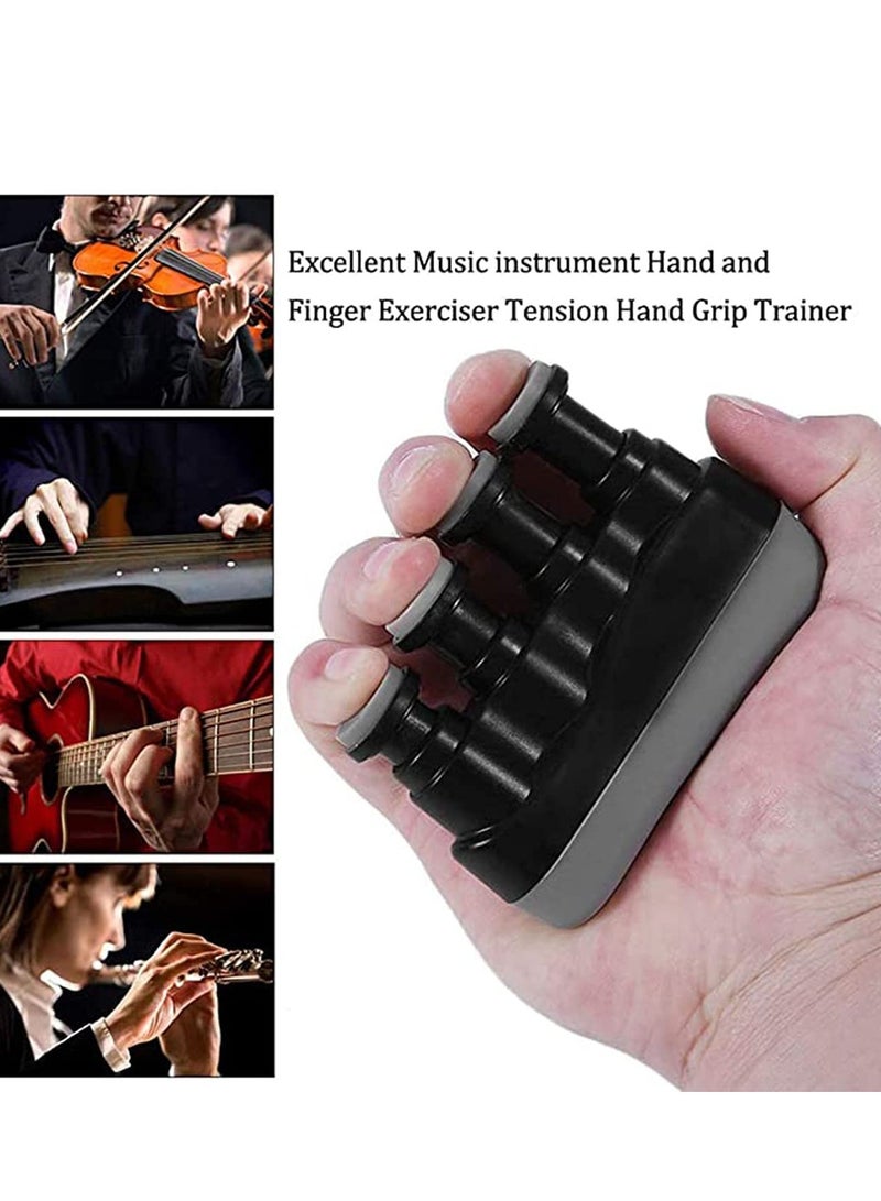 Zikra Guitar Finger Exerciser Grip Hand Strengthener Finger Strengthener for Musicians Ukulele or Physical Therapy Silicone Pad Tension - Image 3