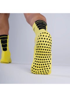 TEMPO Grip Socks Yellow  - Image 4