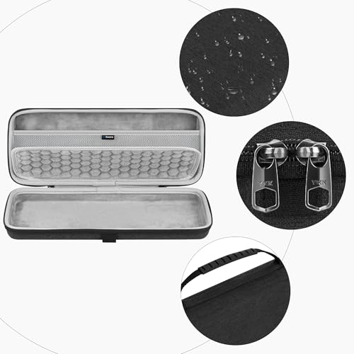 GEEKRIA Audio Interface Carrying Case Compatible with Yamaha SEQTRAKMobile Music Ideastation EVA Hard Shell Portable Travel Bag Dark Gray - Image 3