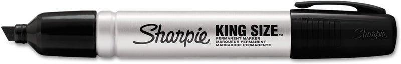 Pro King Size Permanent Marker, Black (15101PP)