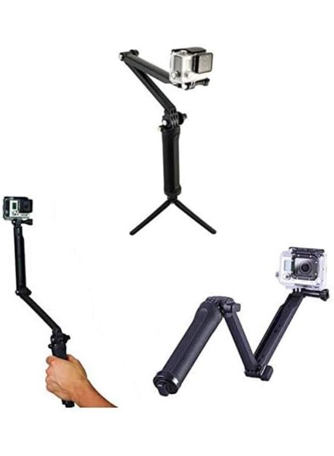 Folding Arm Lever Tripod Mount for GoPro Hero 3 4 - Image 1