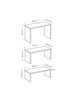Mourah Home Kanta Coffee Table - White - 2 Years Warranty  - Image 3