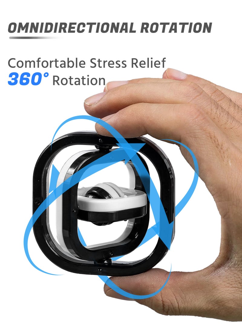 2 Piece Fidget Spinner, Finger Spinner, Kids, Adult Stress Relief Toys Spinning Top Toys Stress Relief Education, Fingertip Birthday Gifts, Stress Relieving Fidget Spinners, Finger Spinners, Stress Relief Toys, Anxiety Spinners, Hand Spinner Toys - Image 4