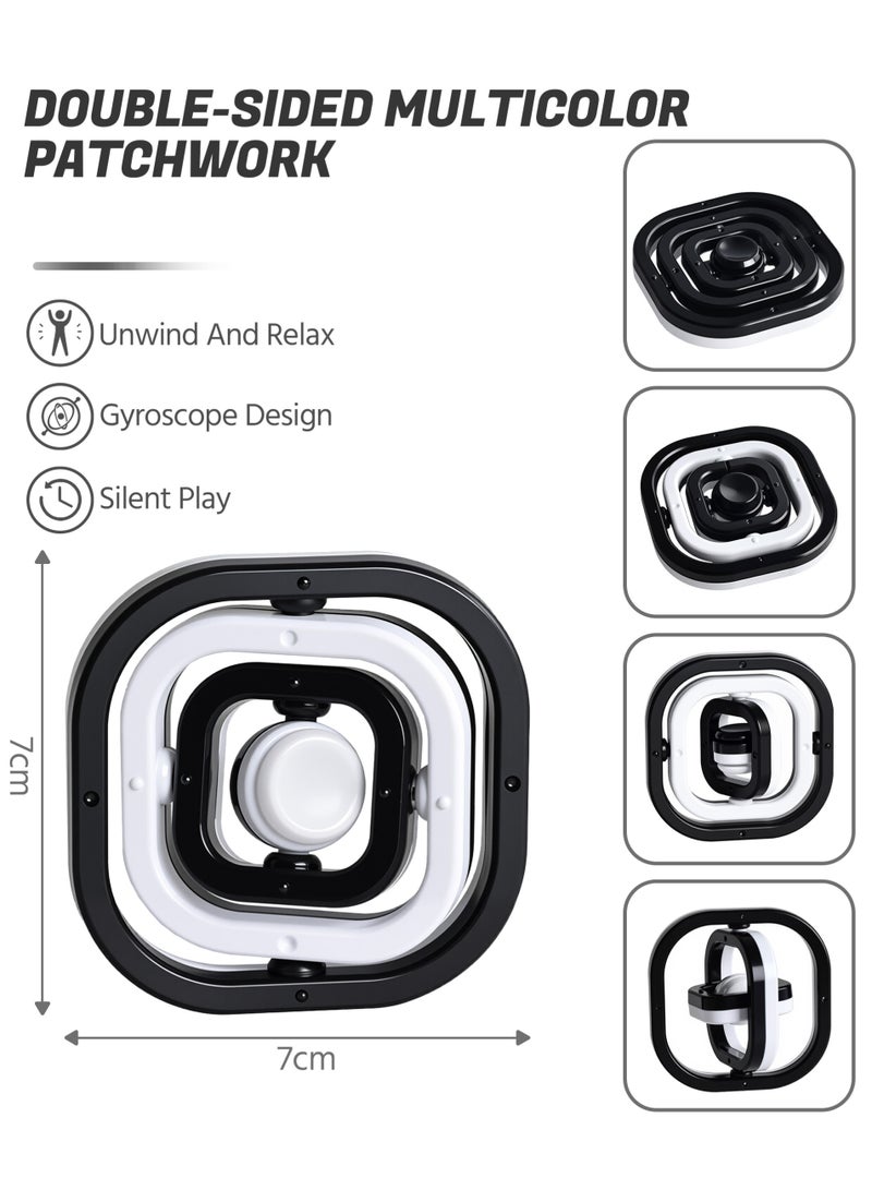 2 Piece Fidget Spinner, Finger Spinner, Kids, Adult Stress Relief Toys Spinning Top Toys Stress Relief Education, Fingertip Birthday Gifts, Stress Relieving Fidget Spinners, Finger Spinners, Stress Relief Toys, Anxiety Spinners, Hand Spinner Toys - Image 2