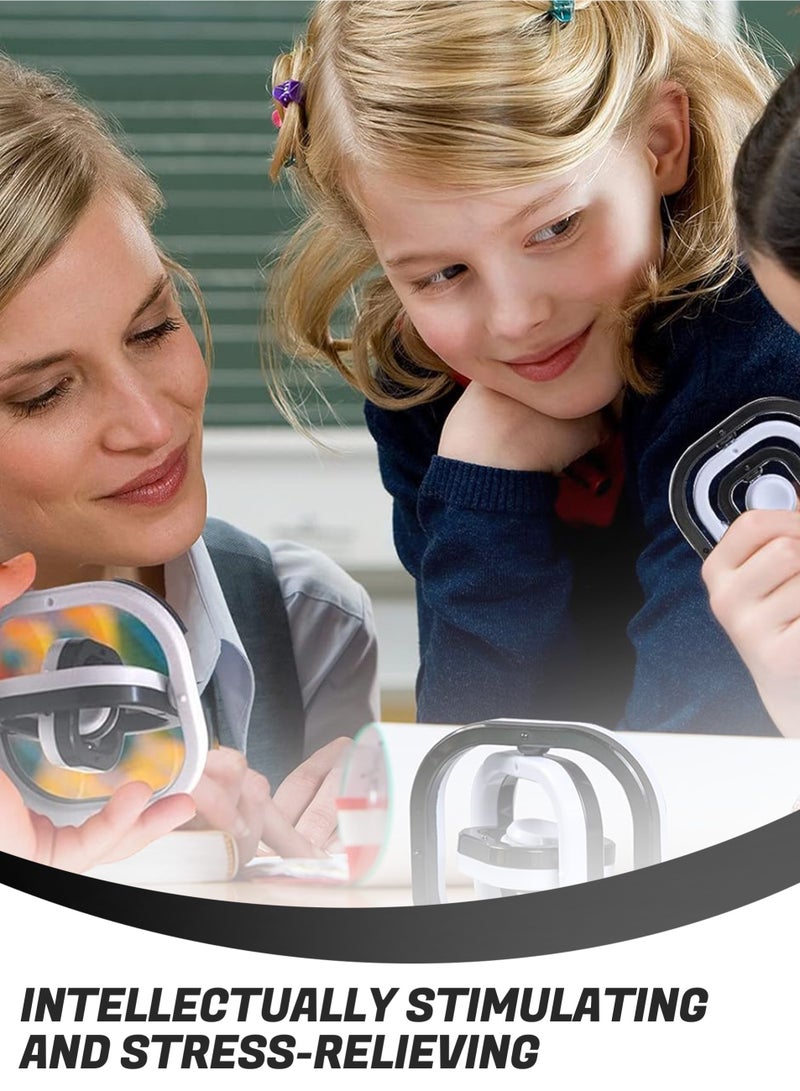 2 Piece Fidget Spinner, Finger Spinner, Kids, Adult Stress Relief Toys Spinning Top Toys Stress Relief Education, Fingertip Birthday Gifts, Stress Relieving Fidget Spinners, Finger Spinners, Stress Relief Toys, Anxiety Spinners, Hand Spinner Toys - Image 3