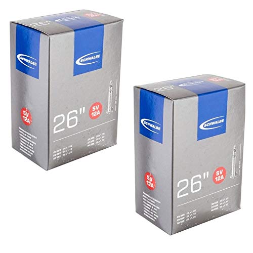 Schwalbe SV12A 26 inch Bike Inner Tubes - 26 x 1.00-1.50, Presta 40mm Valve (2 Pack) - Image 2