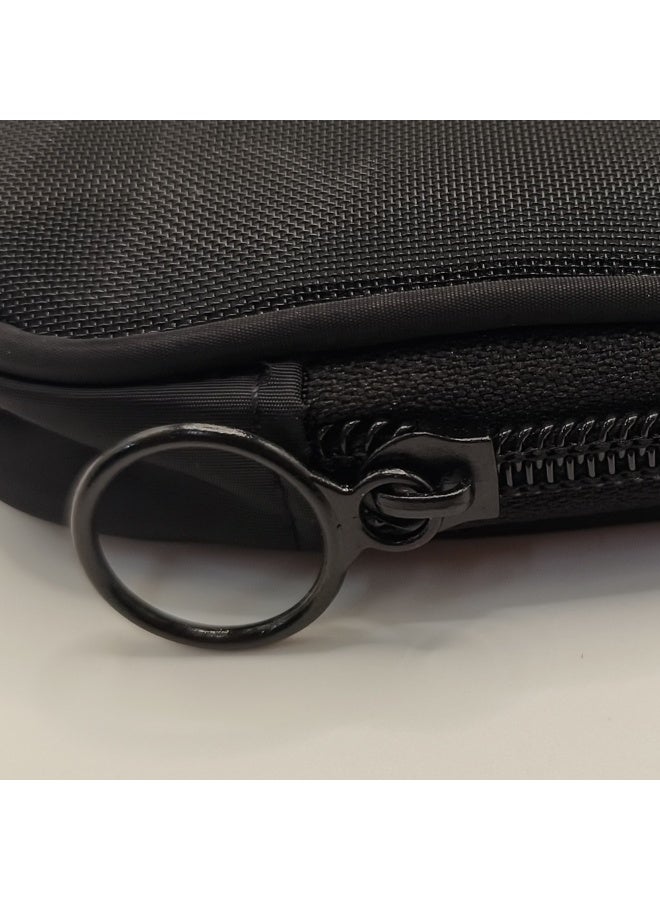 2PCS Mesh Makeup Bag, 11.5cm Clear PVC Toiletry Pouch with Zipper, Travel Cosmetic Organizer - Image 5