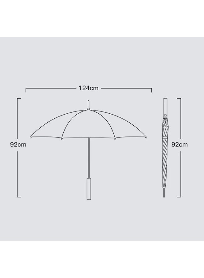BlueFire 27-inch Cooling Fan Misting Umbrella – UV Protection Straight Umbrella with Built-in Fan & Water Spray, Summer Sun Black Coating Anti-UV Travel & Business Gift Umbrella for Adults (103cm Open Diameter) - Image 4