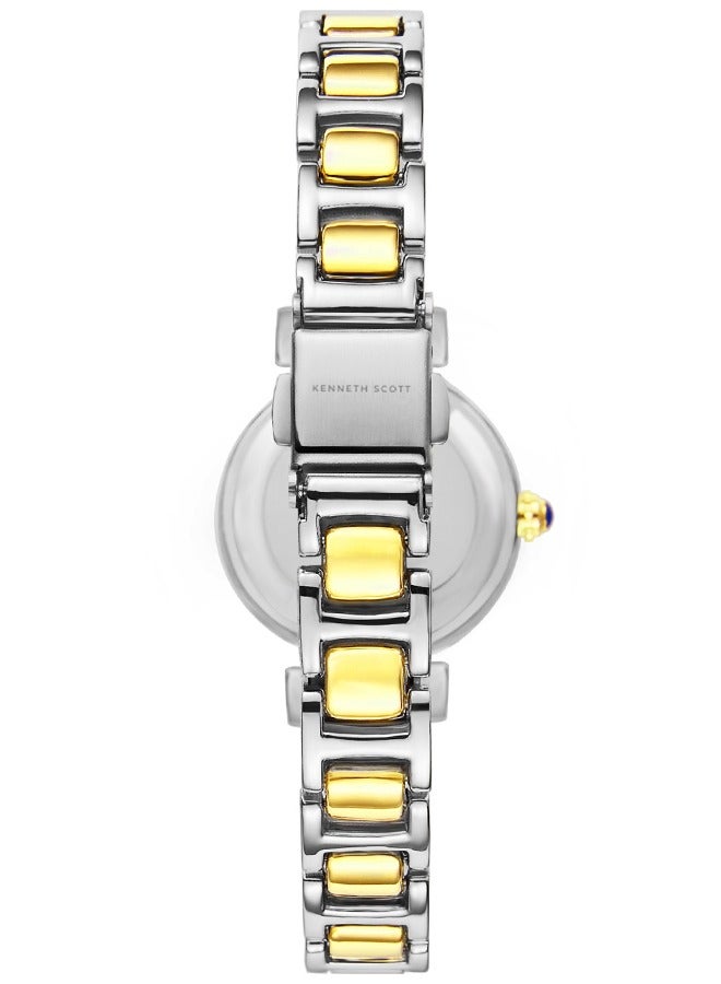 كينيث سكوت ساعة نسائية بعقارب من خليط معدني - -  مم - Image 3