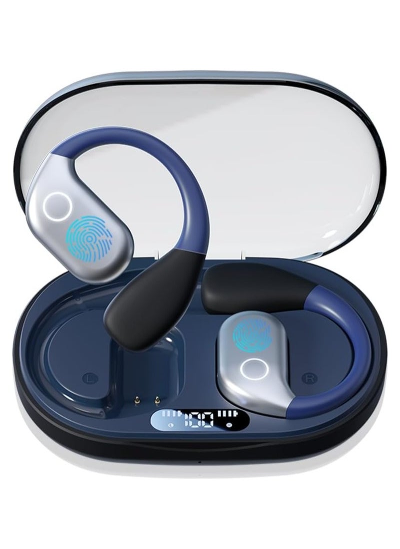 JBLTM Wireless Earbuds Bluetooth Headphones Sport, Bluetooth Earbuds Stereo Ear Buds, Noise Cancelling Mic, a Secure fit, Strong bass, Sweat-Proof for Sports,Fit iOS and Android,  (Black)  - Image 1