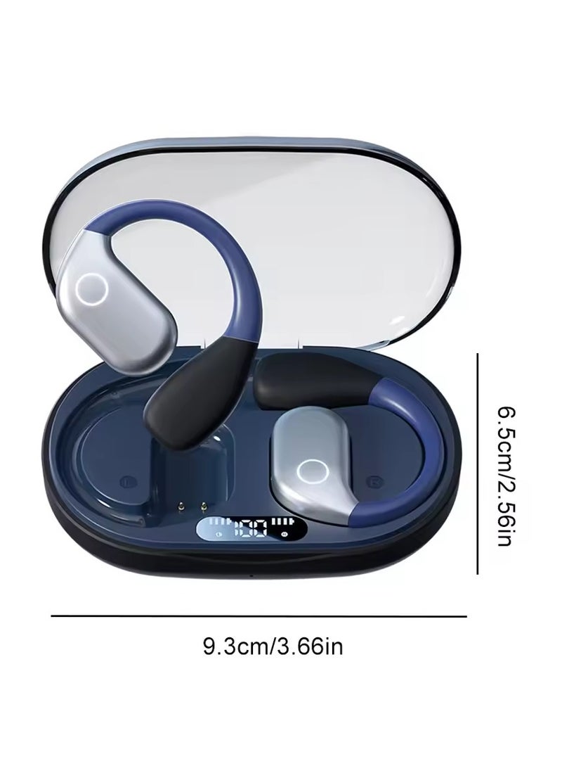 JBLTM Wireless Earbuds Bluetooth Headphones Sport, Bluetooth Earbuds Stereo Ear Buds, Noise Cancelling Mic, a Secure fit, Strong bass, Sweat-Proof for Sports,Fit iOS and Android,  (Black)  - Image 2