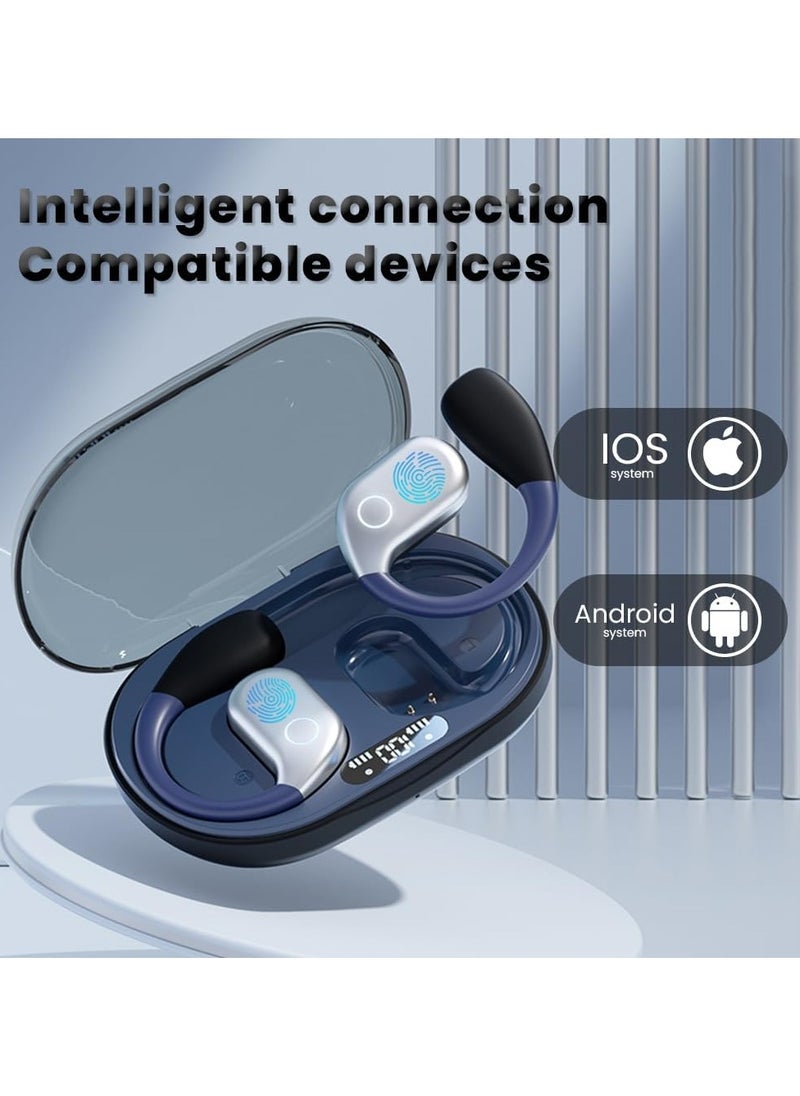 JBLTM Wireless Earbuds Bluetooth Headphones Sport, Bluetooth Earbuds Stereo Ear Buds, Noise Cancelling Mic, a Secure fit, Strong bass, Sweat-Proof for Sports,Fit iOS and Android,  (Black)  - Image 5