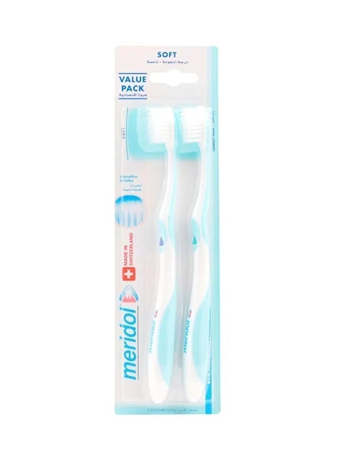 Meridol Soft Toothbrush, Pack Of 2