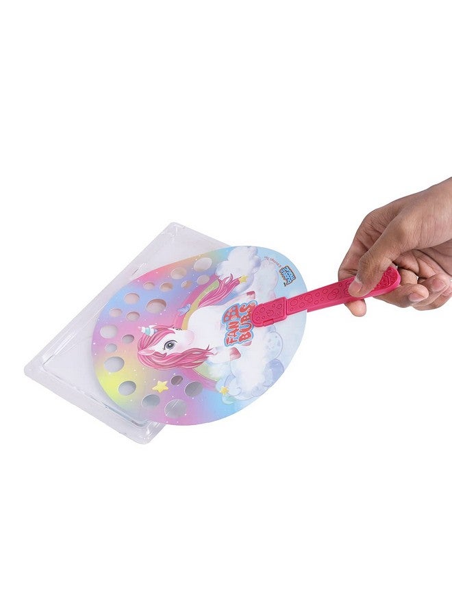 Bubble Magic Fan Bubs Unicorn, Bubble Solution with Hand Fan for The Kids 3 Years and Above, Multicolor, (FB50001) - Image 5
