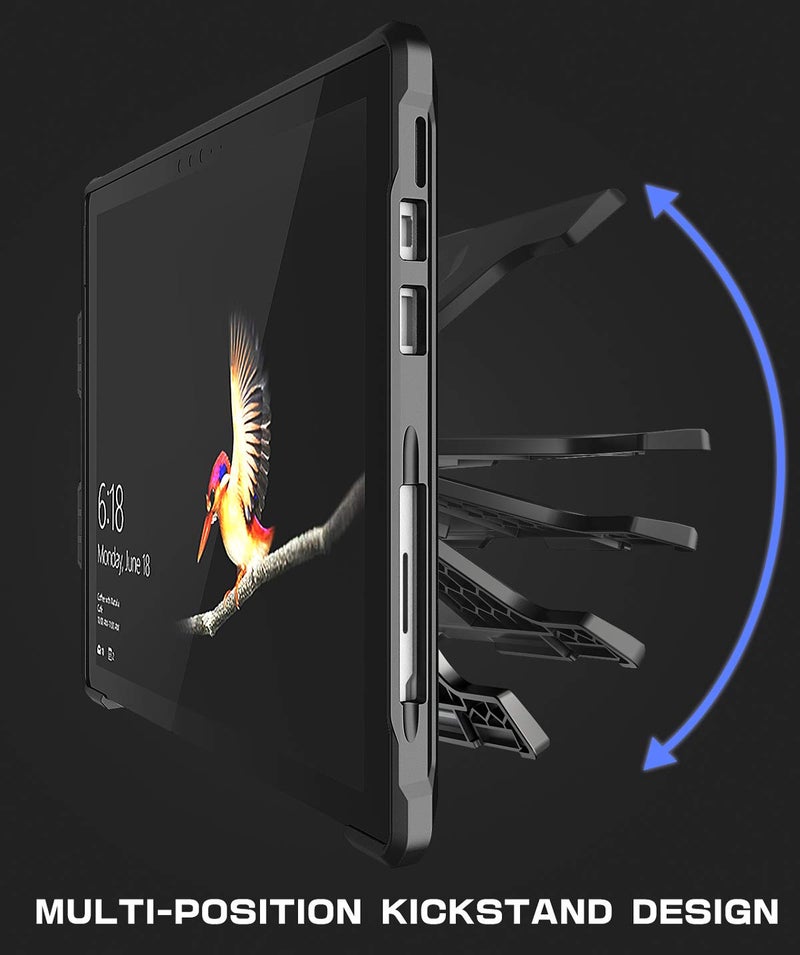 SUPCASE [سلسلة UB PRO] غلاف واقي قوي مع قاعدة قابلة للطي لجهاز Surface Pro 7/Pro 6 من مايكروسوفت (أسود) - Image 2