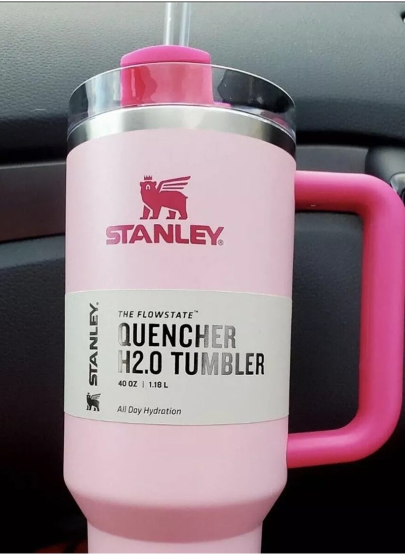 Stanley - Stanley cup H2.0 Stainless Steel with Lid and Straw for Water Iced Tea,Coffee and Smoothie - Image 1
