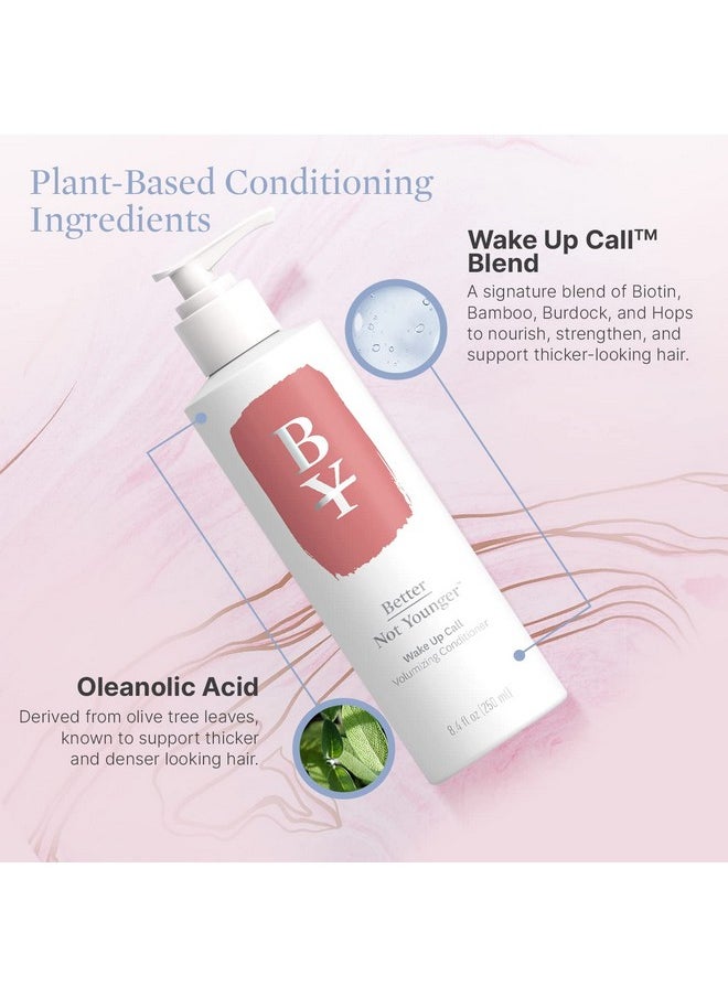 Better Not Younger Wake Up Call Volumizing Conditioner 8.4 Fl. Oz. Hair Conditioner With Plantbased Ingredients Designed For Women Over 40 Sulfate Free Conditioner For Thin Flat Fine Hair  - Image 3