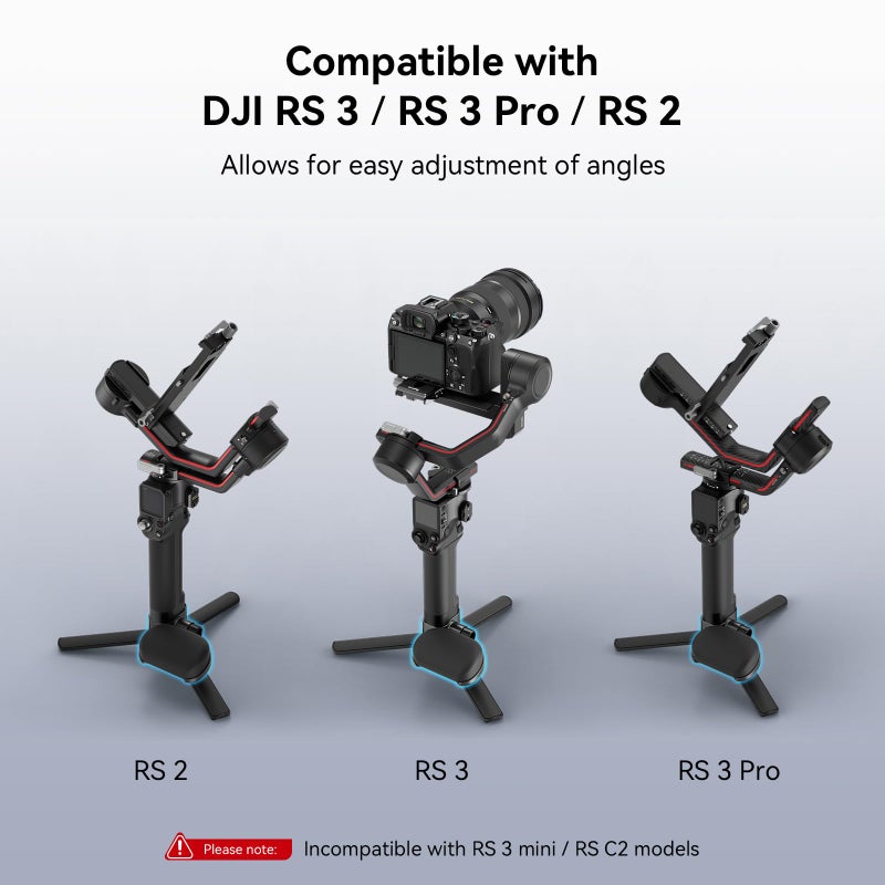 SmallRig Wrist Support for DJI RS 4/RS 4 Pro/RS 3/RS 3 Pro/RS 2, Weight-Reducing Rotatable Design for Different Angle, with QD Quick Release Buckles, 1/4"-20 & 3/8"-16 Threaded Holes - 4248 - Image 2
