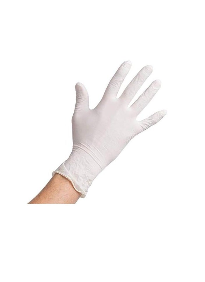 Wesam Alasalah - Wissam Powder Free Latex Examination Gloves - 100 Pieces - Large - Image 1