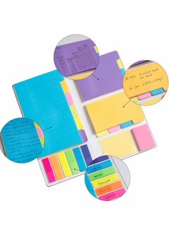 SYOSI Sticky Notes Set, Multicolor Sticky Note Set, Sticky Page Markers Prioritize Coding Sticky Divider Tabs for Planner, Bullet Journaling Writing, Note Taking Calendar  - Image 5