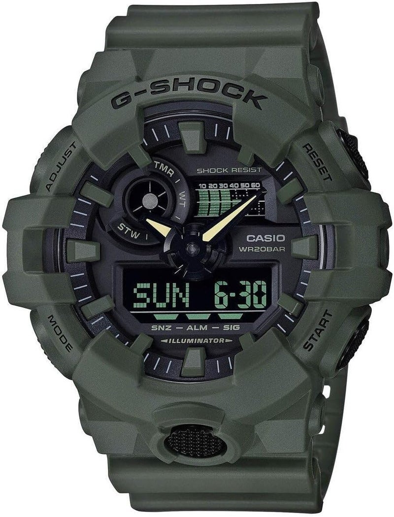 CASIO Men's 700UC Series G-Shock Quartz 200M WR Shock Resistant Resin Strap and Case - Image 1