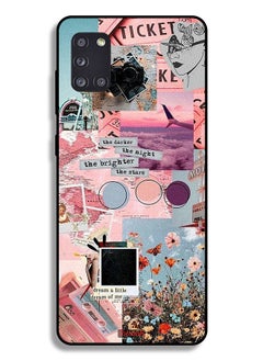 Samsung Galaxy A31 Protective Case Cover The Darker The Night The Brighter The Stars