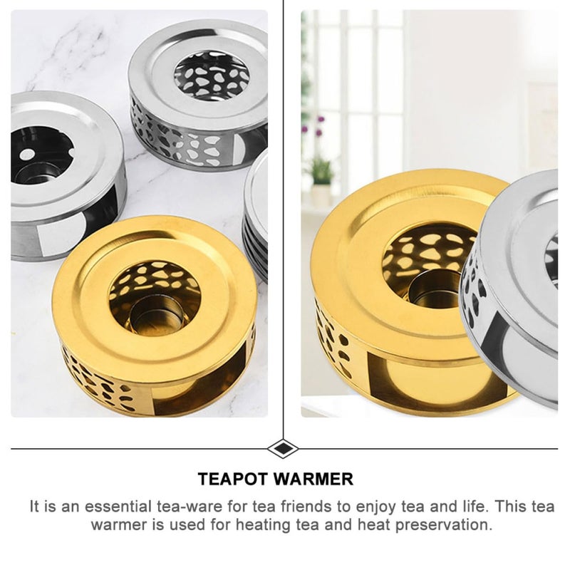 Hollow Design Stainless Steel Tea Warmer Base For Teapot Milk Food Heating - Image 4