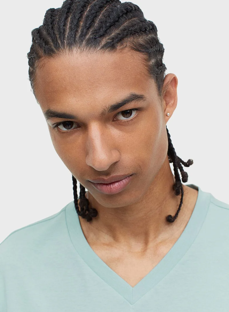 H&M V-Neck Regular Fit T-Shirt