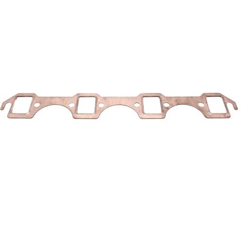 TAKPART 1 Pair Copper Header Exhaust Gaskets Exhaust Manifold Gaskets Compatible for Small Block Ford SBF 289 302 351W - Image 3